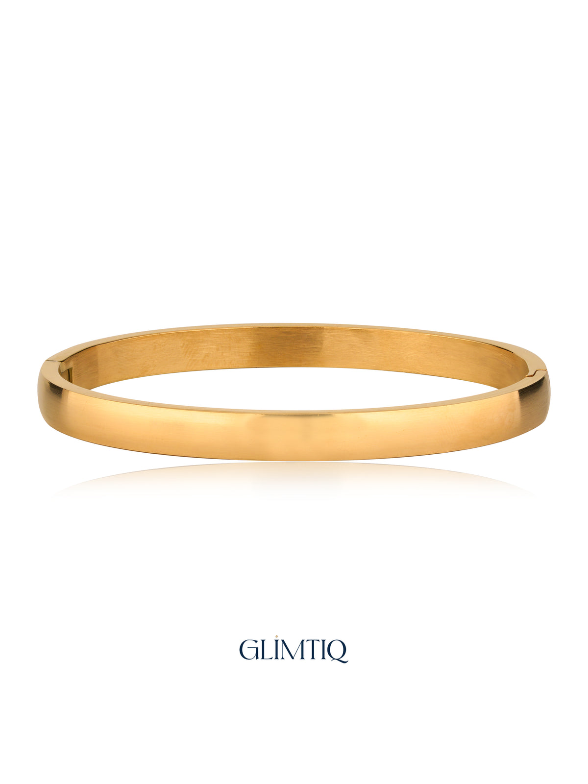 Classic Golden 18K Gold Plated Bracelet — studio view