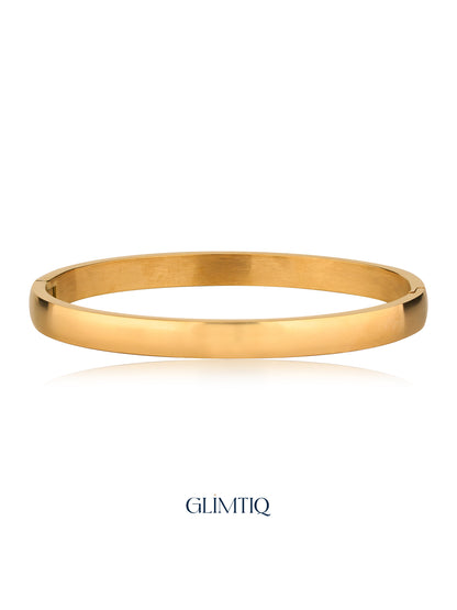 Classic Golden 18K Gold Plated Bracelet — studio view