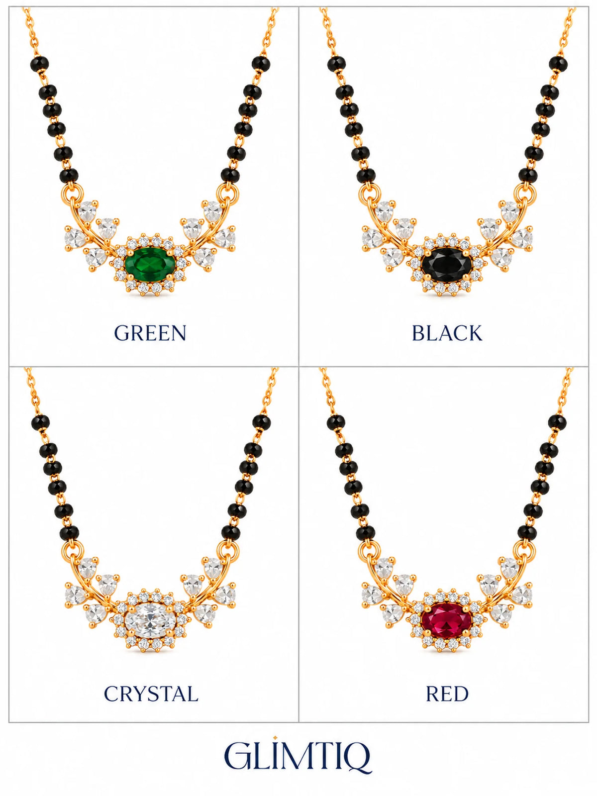 M39 Green, Black, Crystal and Red colour comparison