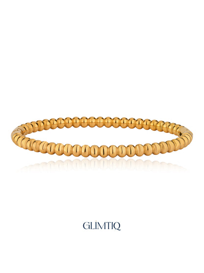 Golden Gleam 18K Gold Plated Bracelet — studio view
