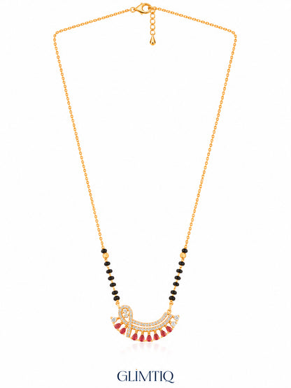 Radiant Pearl Arc mangalsutra full v1