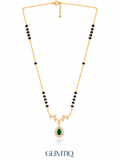 Botanical Vine Pear Drop mangalsutra full v1