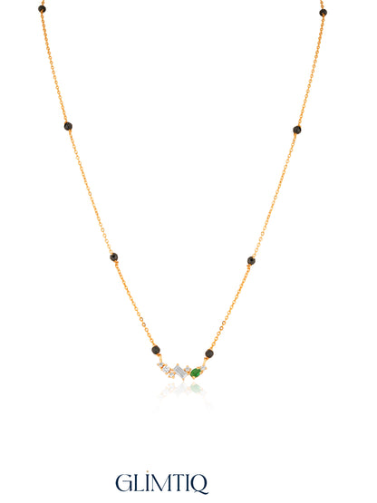 Baguette & Oval Arc mangalsutra studio